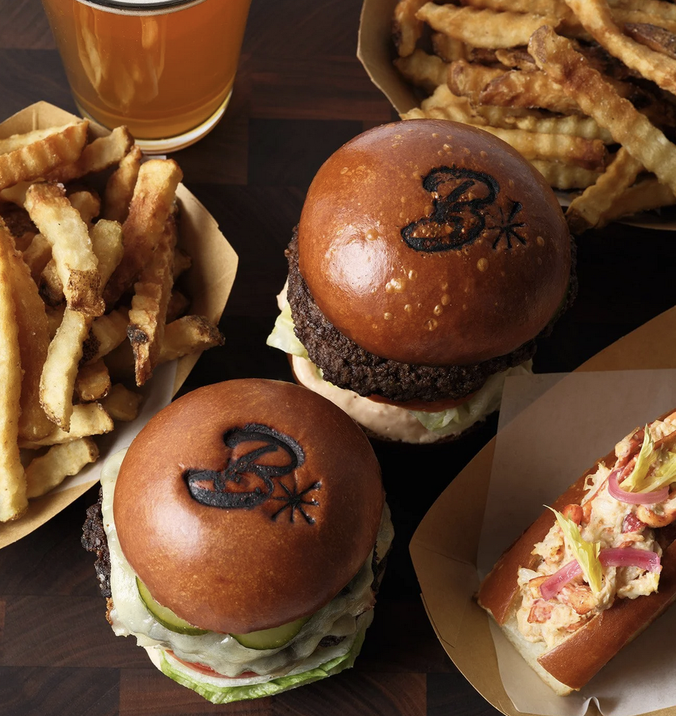 Thomas Keller's Burgers and Half Bottles