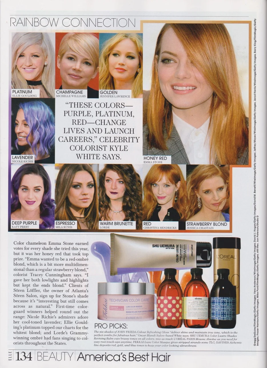 I did Katy Perry's deep purple hair color for the Billboard Music Awards.