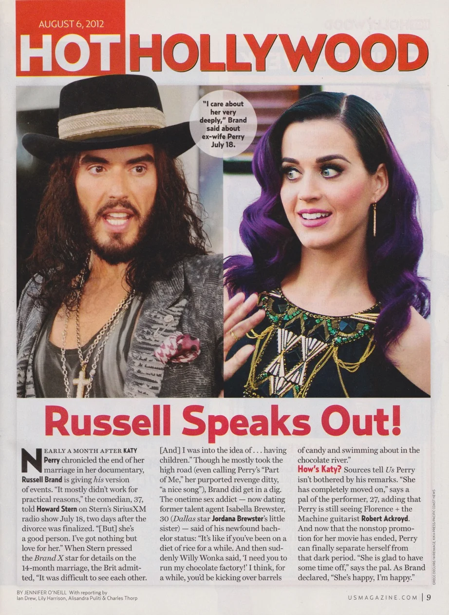 Katy Perry's hair—I did this before her movie Part of Me came out. black to purple ombre.