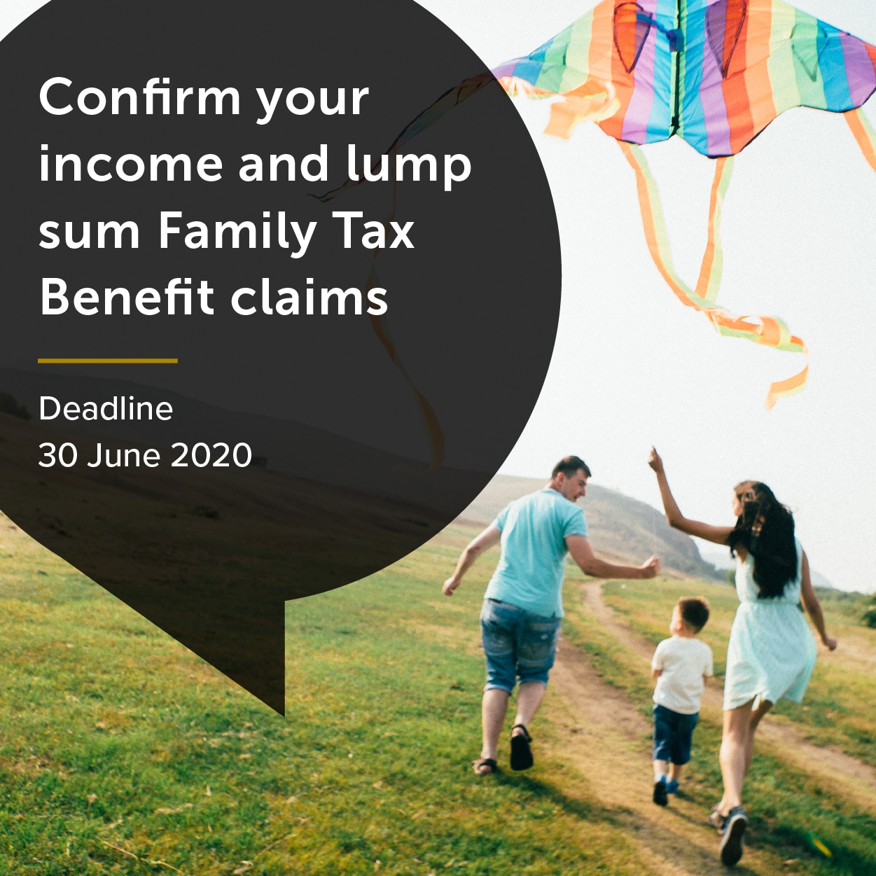 Time limits for confirming income and lump sum Family Tax Benefit claims