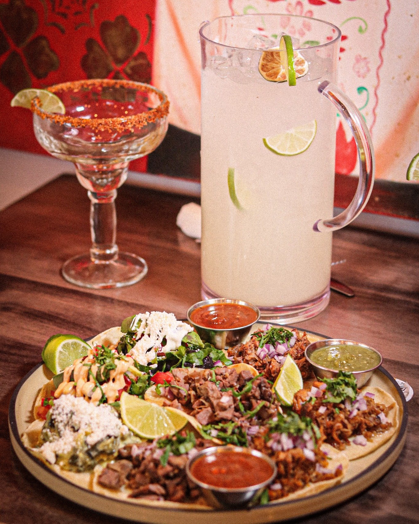 🎉 Spice up your Wednesday with our Cantina Nights! Enjoy our special Margarita Pitchers 🍹 and your favorite Tacos 🌮 and Burritos 🌯 at prices that sizzle! #CantinaNights #MargaritaMadness