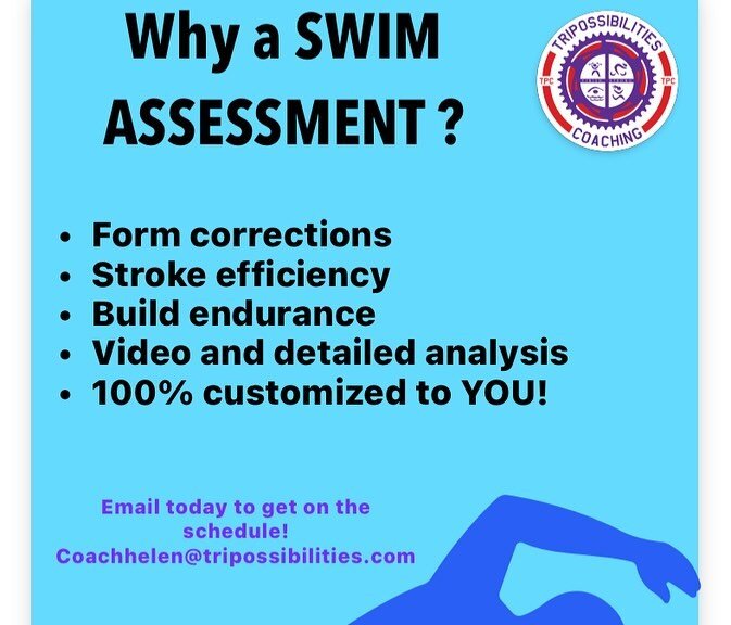 Are you ready to train and race in 2024?

We can help you get ready!
Scheduling swim assessments now. 
Get on the schedule, so Coach Helen can help you get your swim groove on. 

#2024 #swimbikerunrepeat 
#swimstronger #finishstrong 
#dowhatyoulovelo