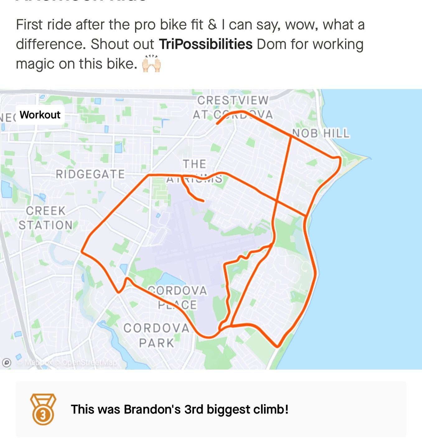 Check out what Brandon @train.with.tweedie had to say! Love it when I can save people money &amp; make them way more comfortable &amp; faster!
Schedule your #bikefit asap &amp; feel better on your #bike 

#bikefittingstudio #bikefitting #bikefitter 
