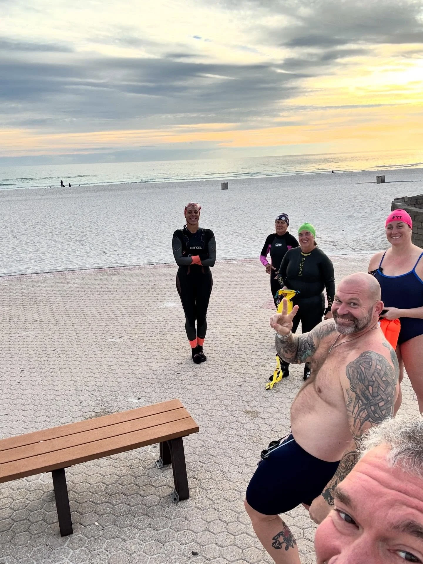 Great day for an early morning swim! 🏊🏊