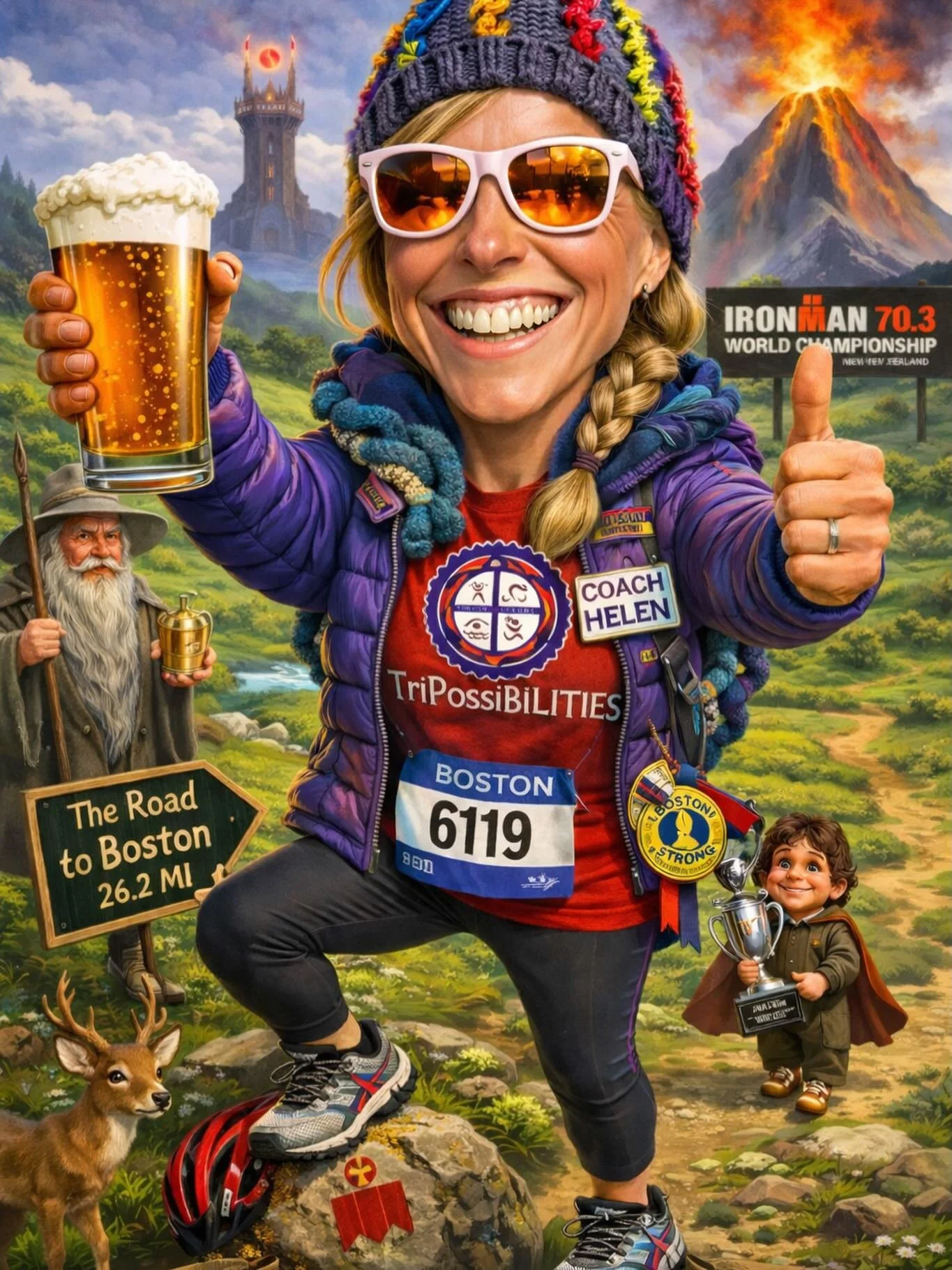 Why not 😂 
Coach Helen here&hellip;ChatGPT would not cooperate with me&hellip;some of the pics that came back were priceless!
But thanks to Coach Dom I got a fun one.
#teamgandalf