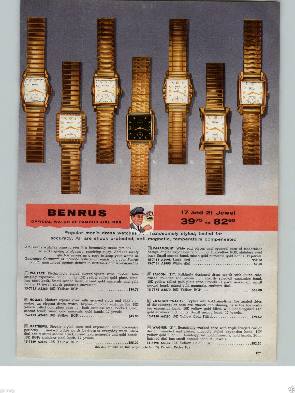 Benrus watch value store