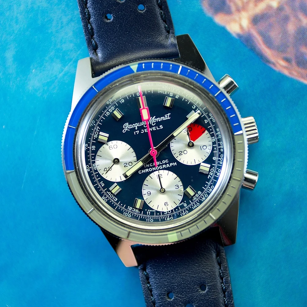 Jacques Monnat 7736 Chronograph — Buying On Time Vintage Watches