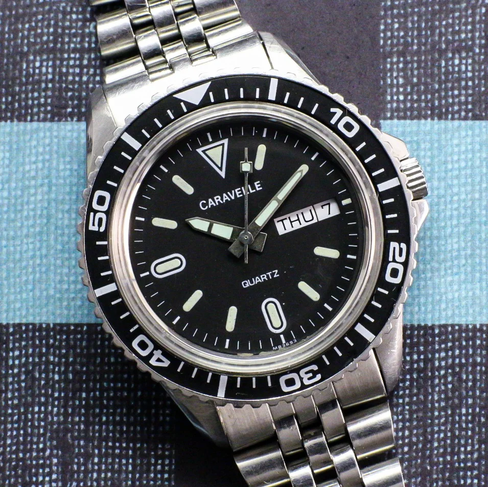 Caravelle Quartz Watch Vintage The Caravelle Sea Hunter  display picture 1