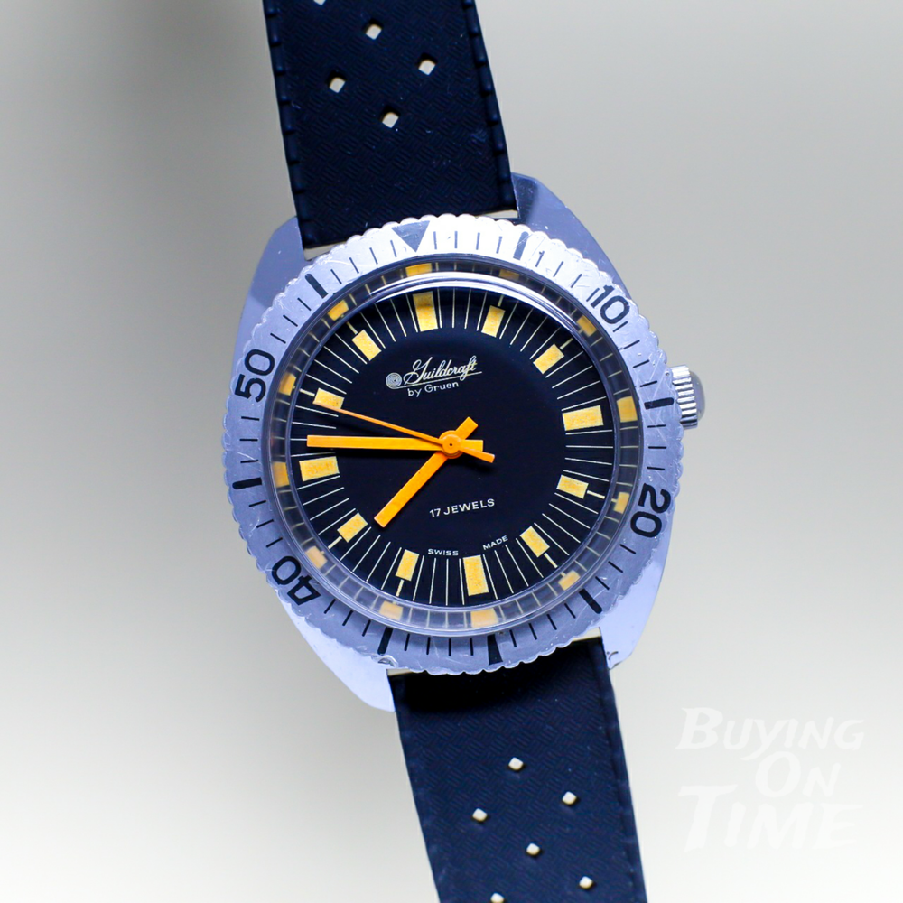Guildcraft by Gruen skindiver c.1970s — Buying On Time  display picture 3