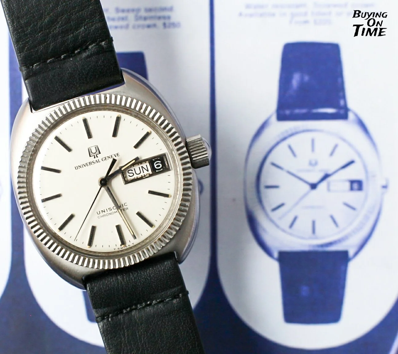 Universal Genève Unisonic ref. 853104 c.1970 — Buying On Time