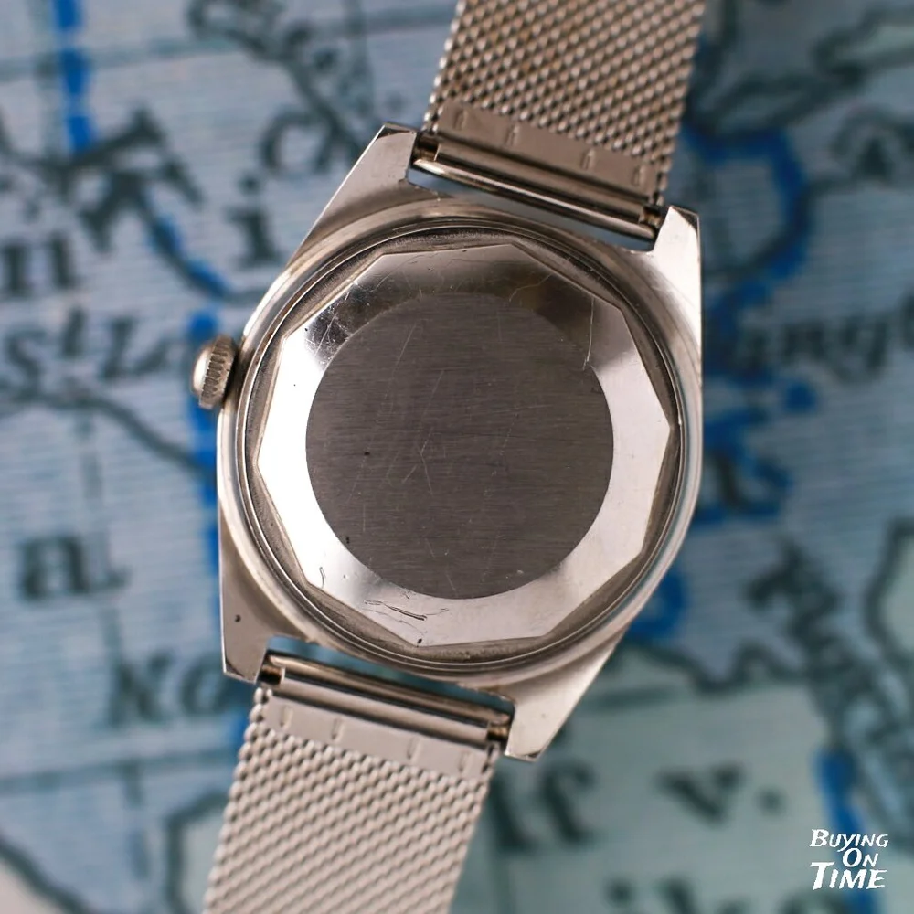Original Vintage Tissot Navigator PR-516 Stainless steel 24hr dial AS IS Tissot PR-516 Navigator ref. 44624-3X 24-hour c.1970  main image 4