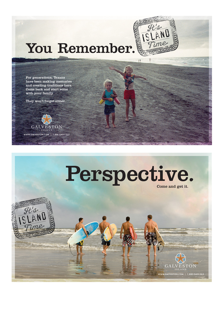  Print ads. Beach tourism 
