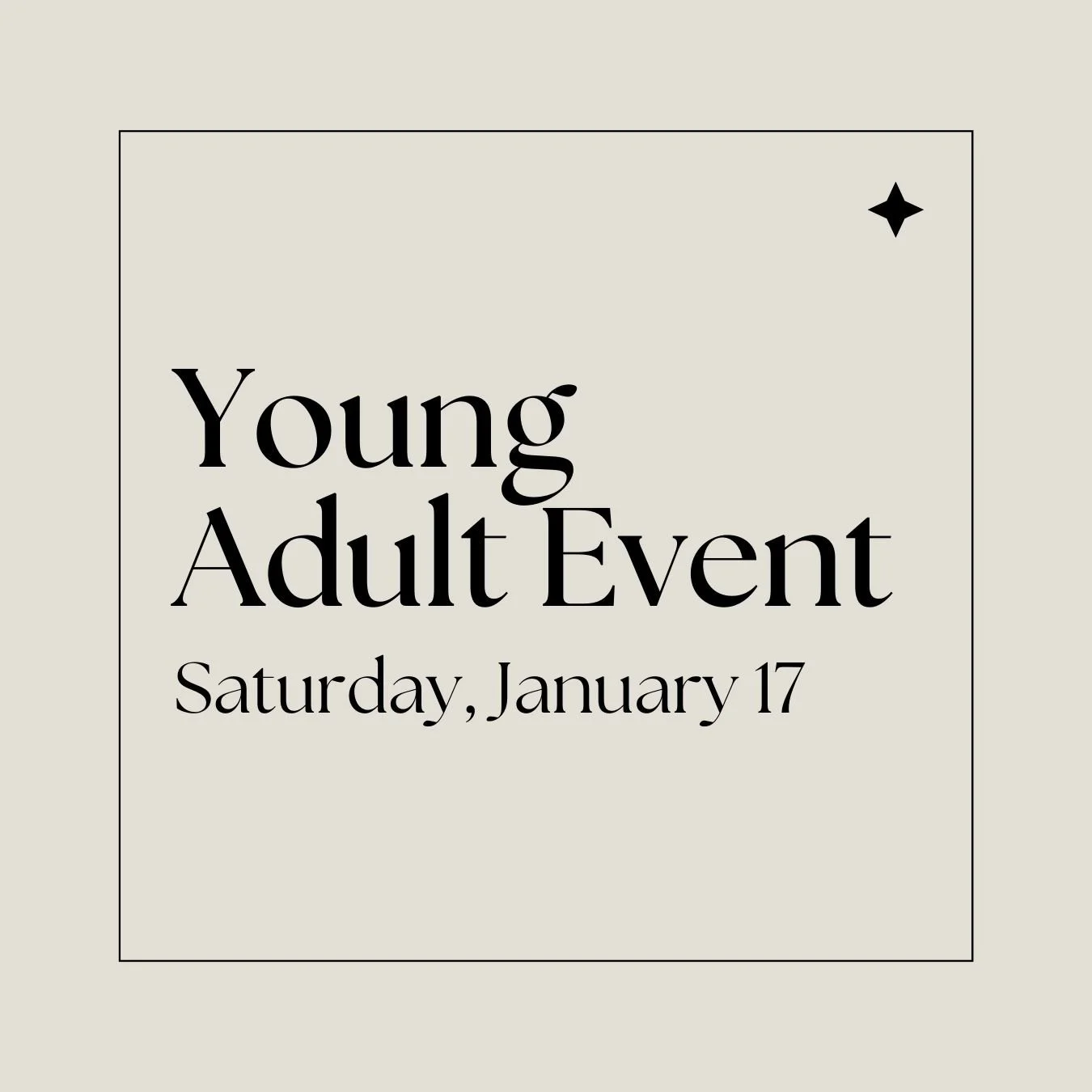 Young Adult Event