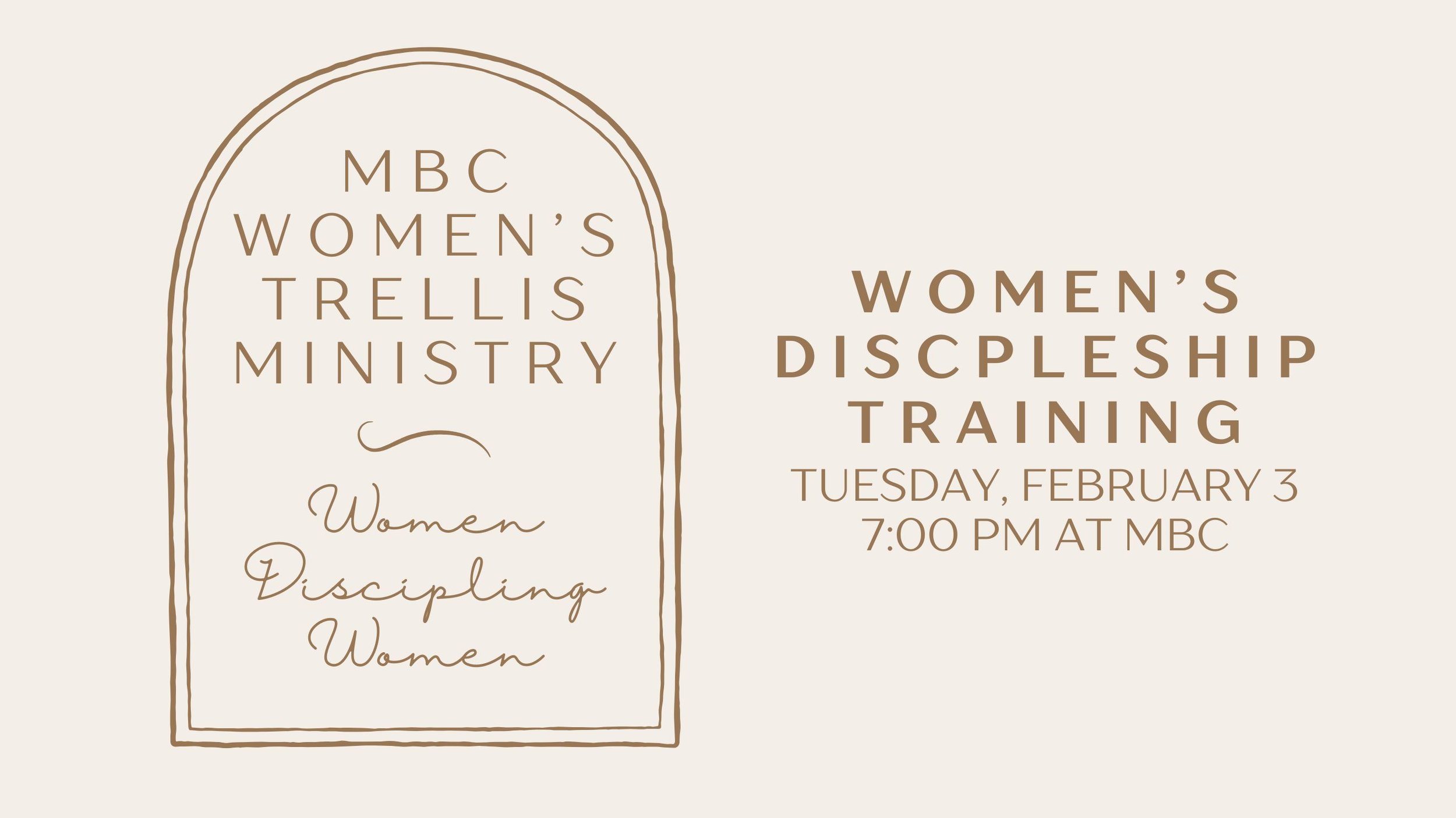 Women's Discipleship Training