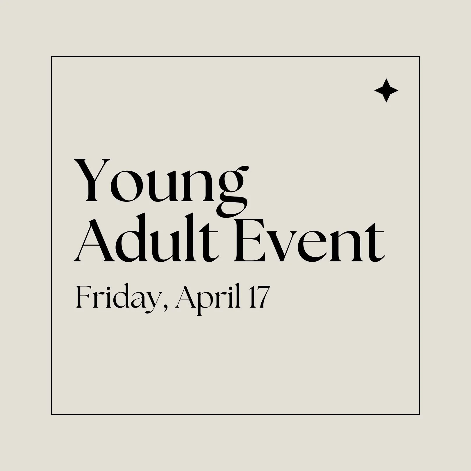 Young Adult Event