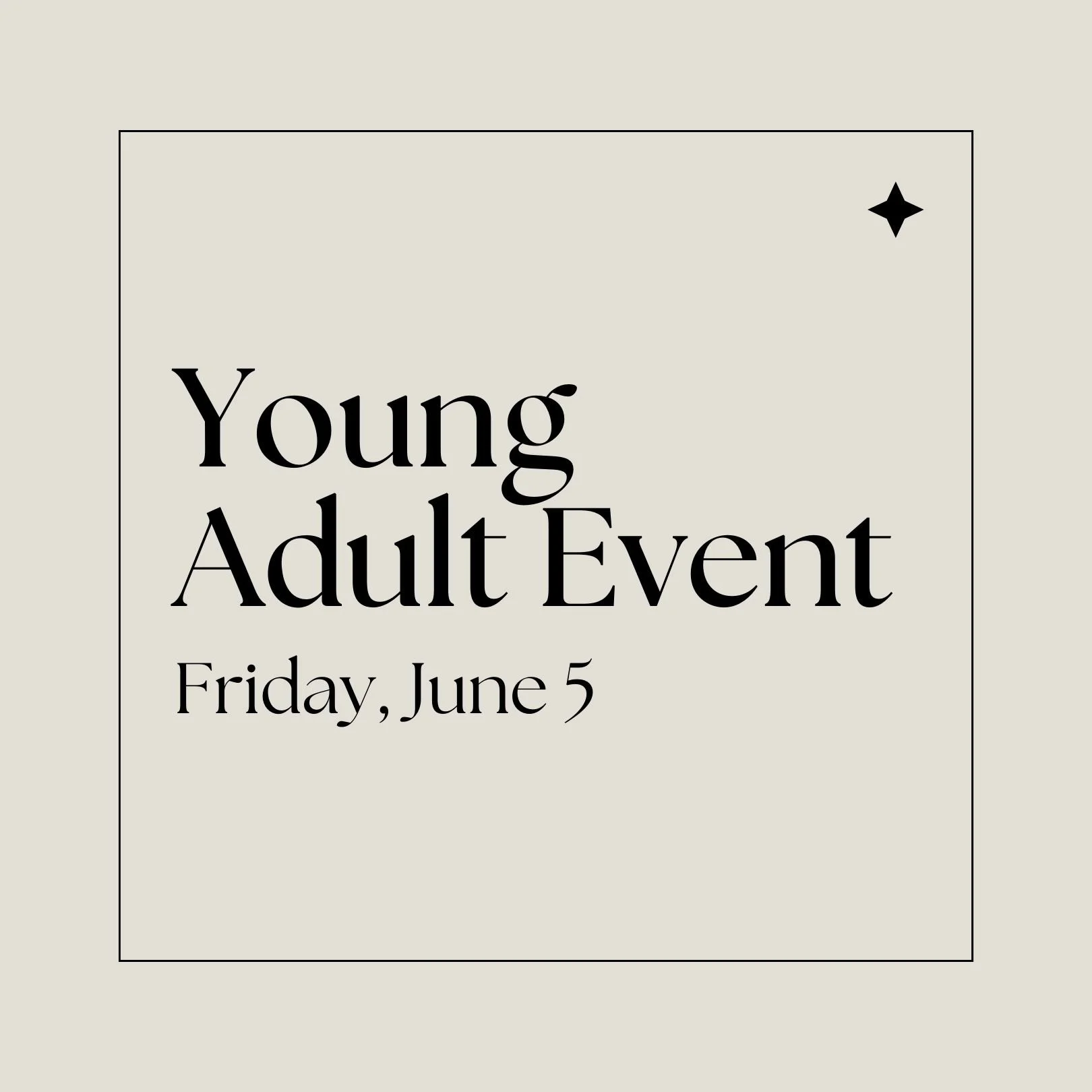 Young Adult Event