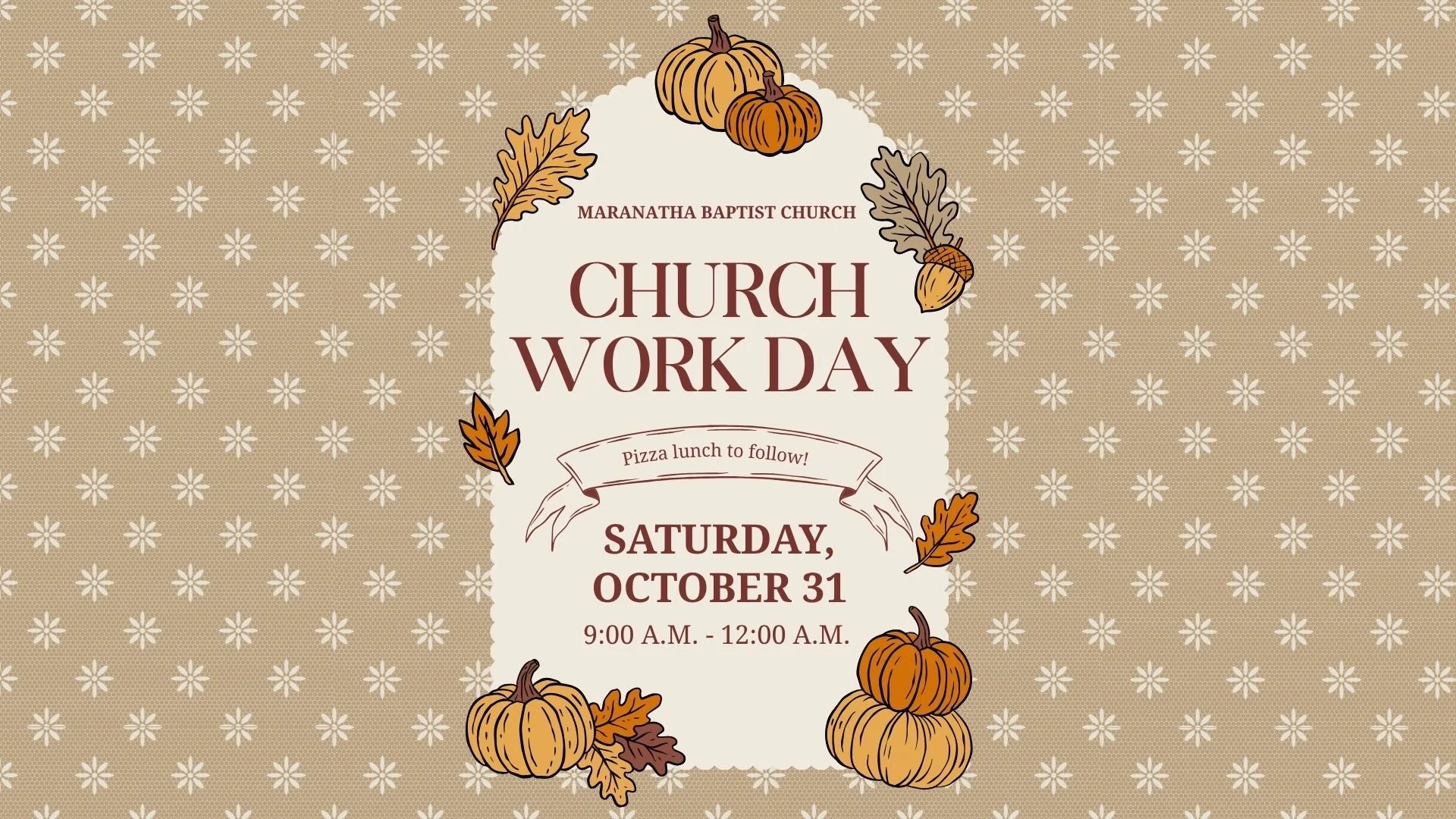 Church Work Day