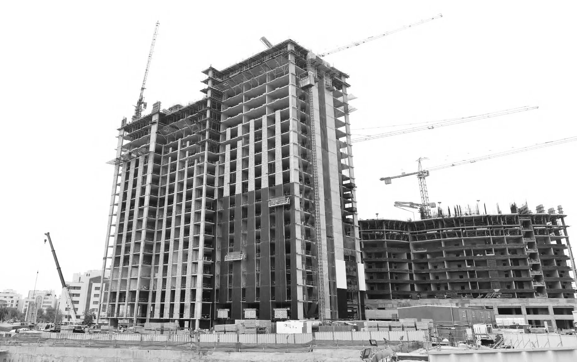 Construction of Kaleidoscope Tower, Abu Dhabi, UAE