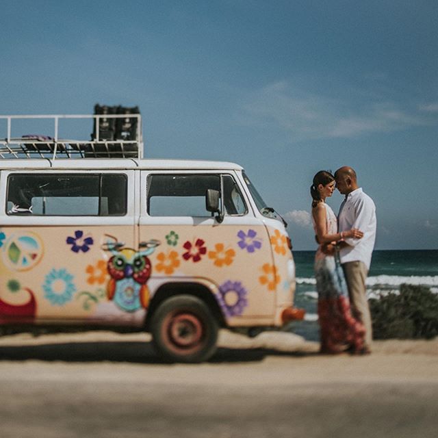 #mexico #tulum #bulli #vw #wedding #weddingphotographer #destinationweddingphotographer #summer #flowerpower