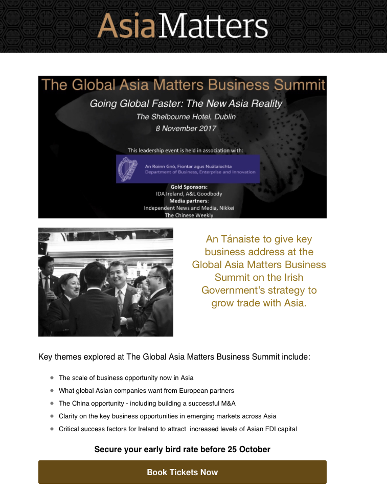 The Global Asia Matters Business Summit