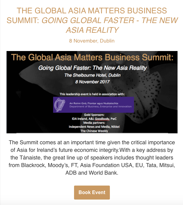 The Global Asia Matters Summit Programme has been announced