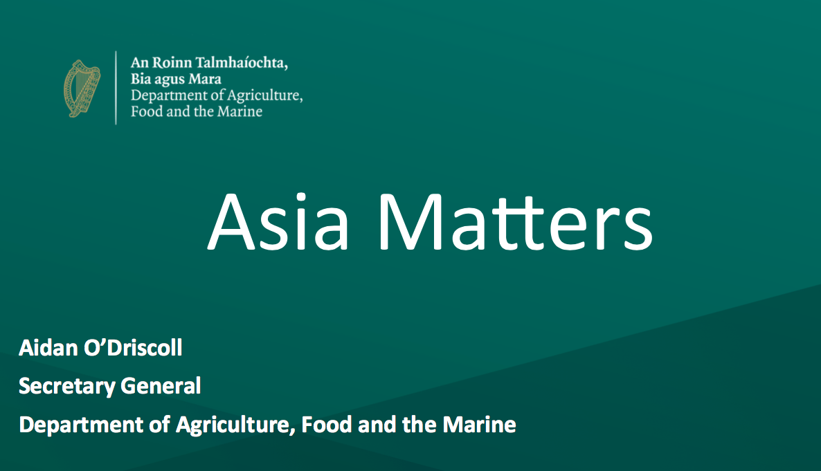 Aidan O'Driscoll presentation to Asia Matters Members and invited guests