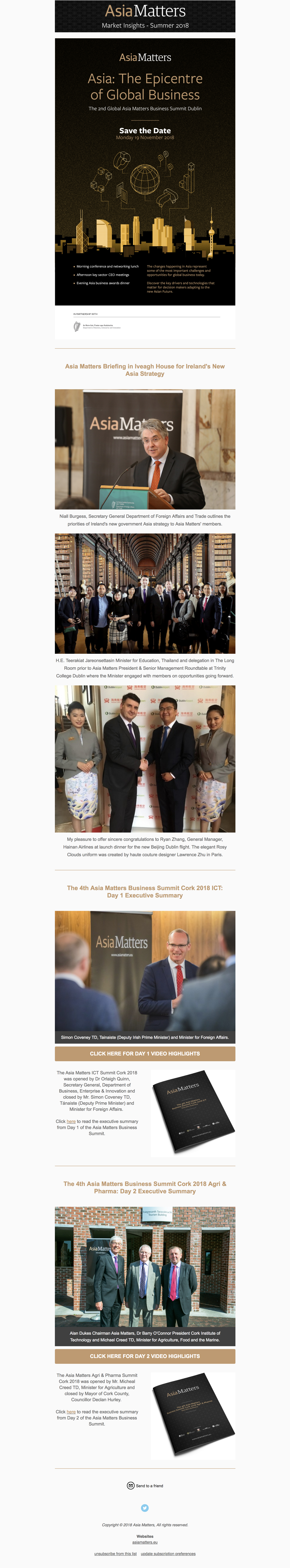 Asia Matters Market Insights – Summer 2018