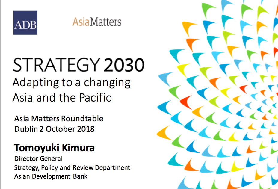 Asia Matters Private Briefing with Tomoyuki Kimura, Director General Asian Development Bank