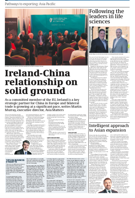 China Ireland relationship on solid ground - Asia Matters Sunday Times Article