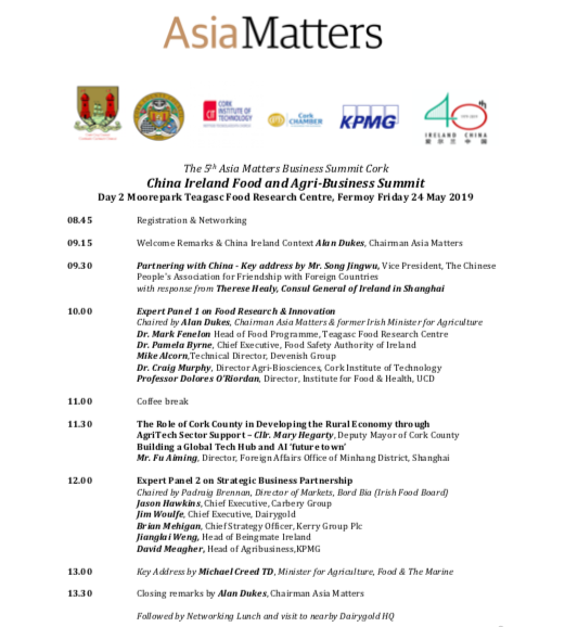 Day 2 China Ireland Business Summit Cork