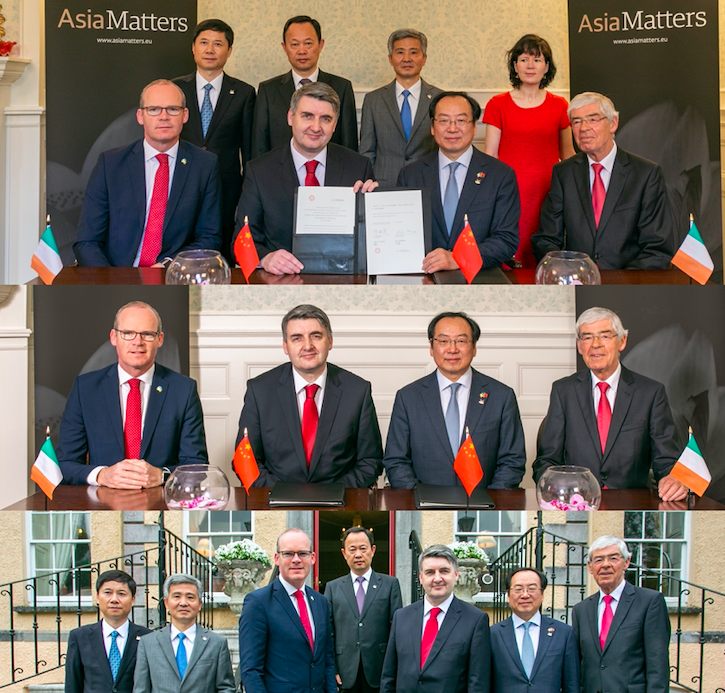 Executive Summary: Asia Matters signs MOU with the Chinese People's Association for Friendship with Foreign Countries, witnessed by Simon Coveney TD, Irish Deputy Prime Minister