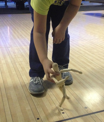 Use of the mannequin during training sessions involving young bowlers is especially effective.