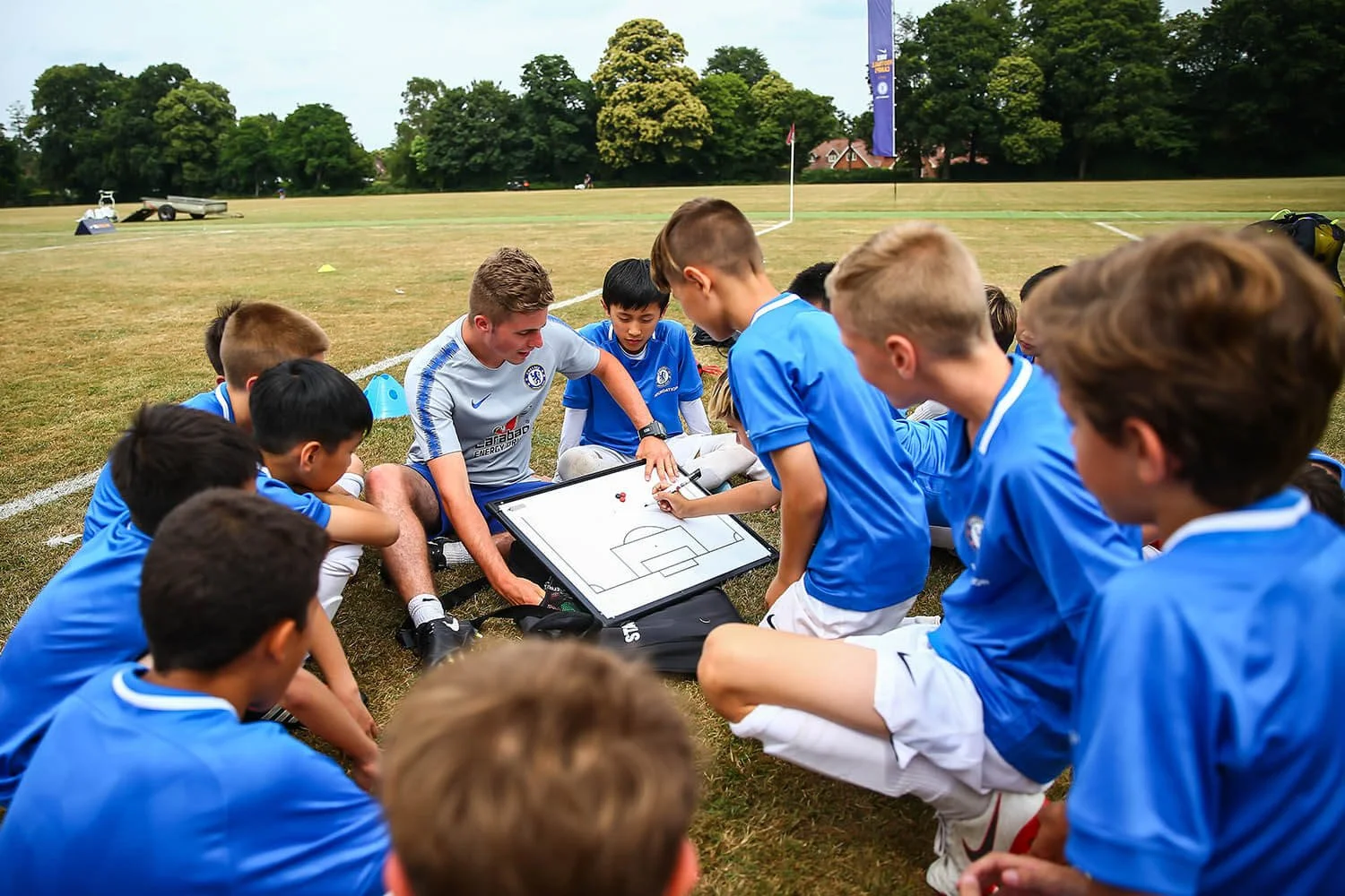 Nike Football Camps with Chelsea FC Development with English — Euro