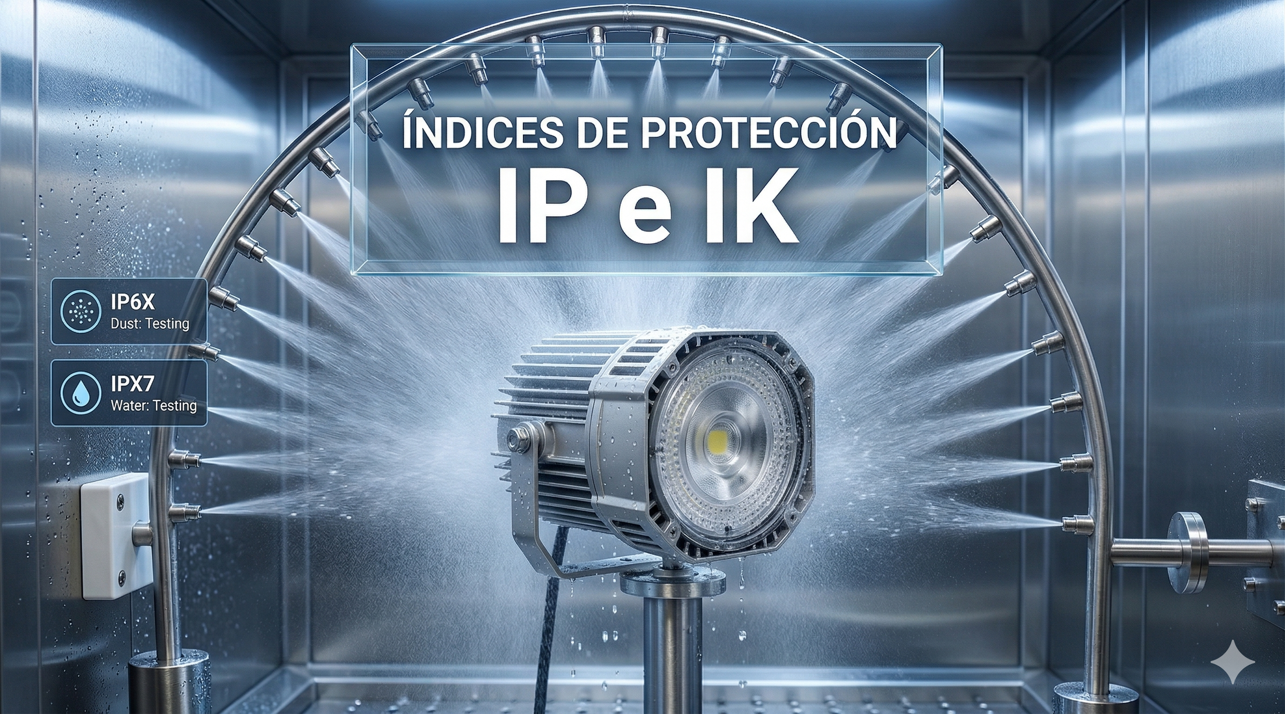 Grados de Protección IP, IK y Clase Eléctrica