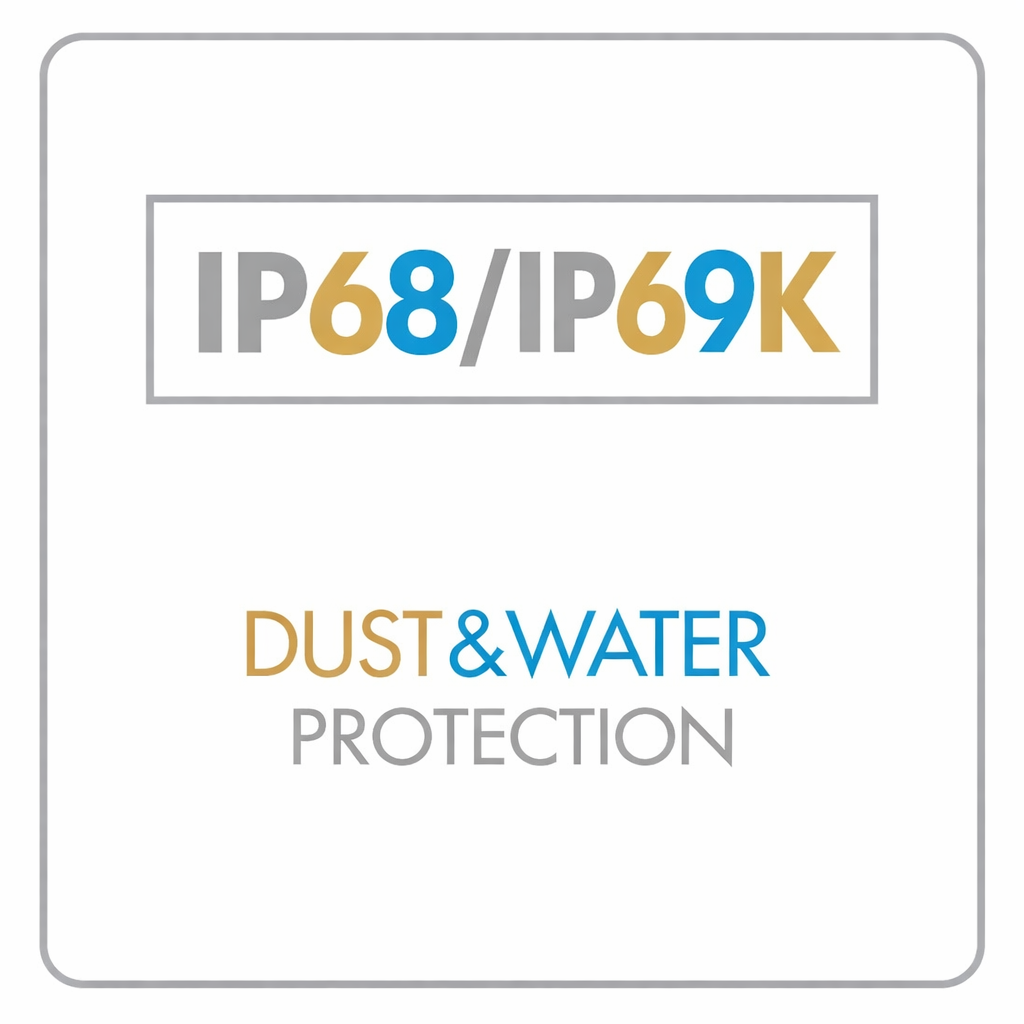 Protección IP68 / IP69K