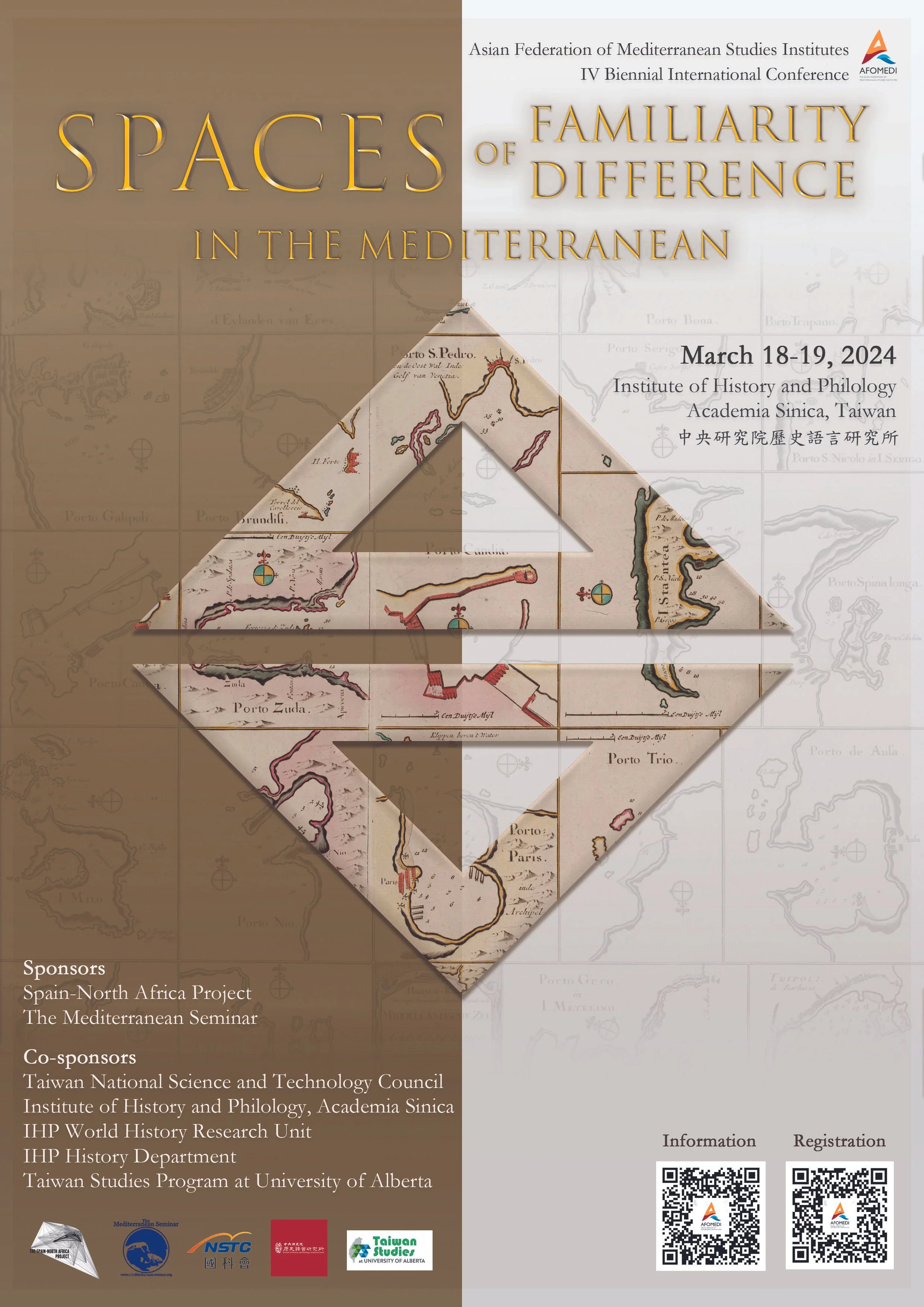 Spaces of Familiarity, Spaces of Difference in the Mediterranean, March 18-19, 2024 at Academia Sinica, Taiwan