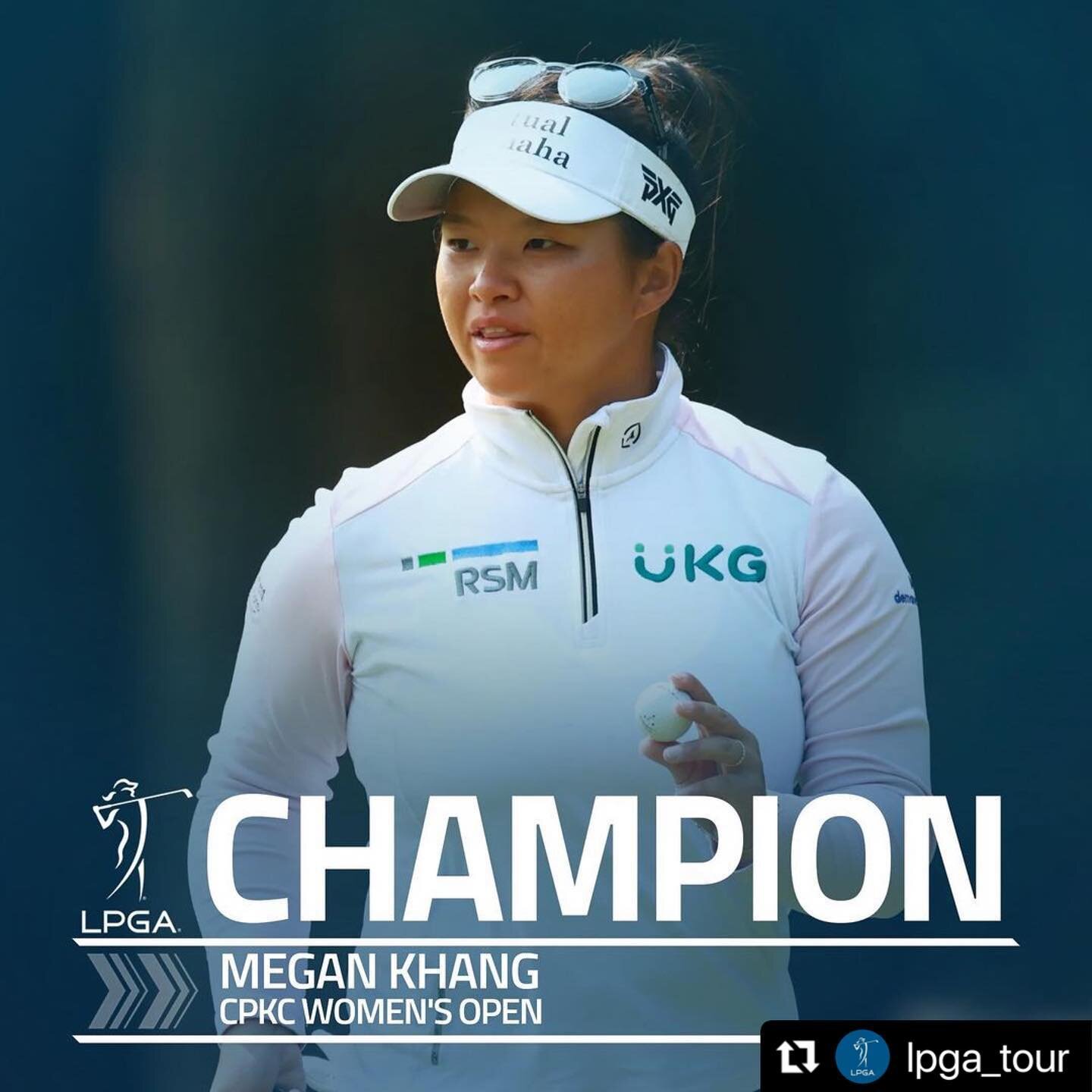 Congratulations to Megan Khang for her first LPGA Tour win at the @cpkcwomensopen today!!! 🏆
・・・
#Repost @lpga_tour