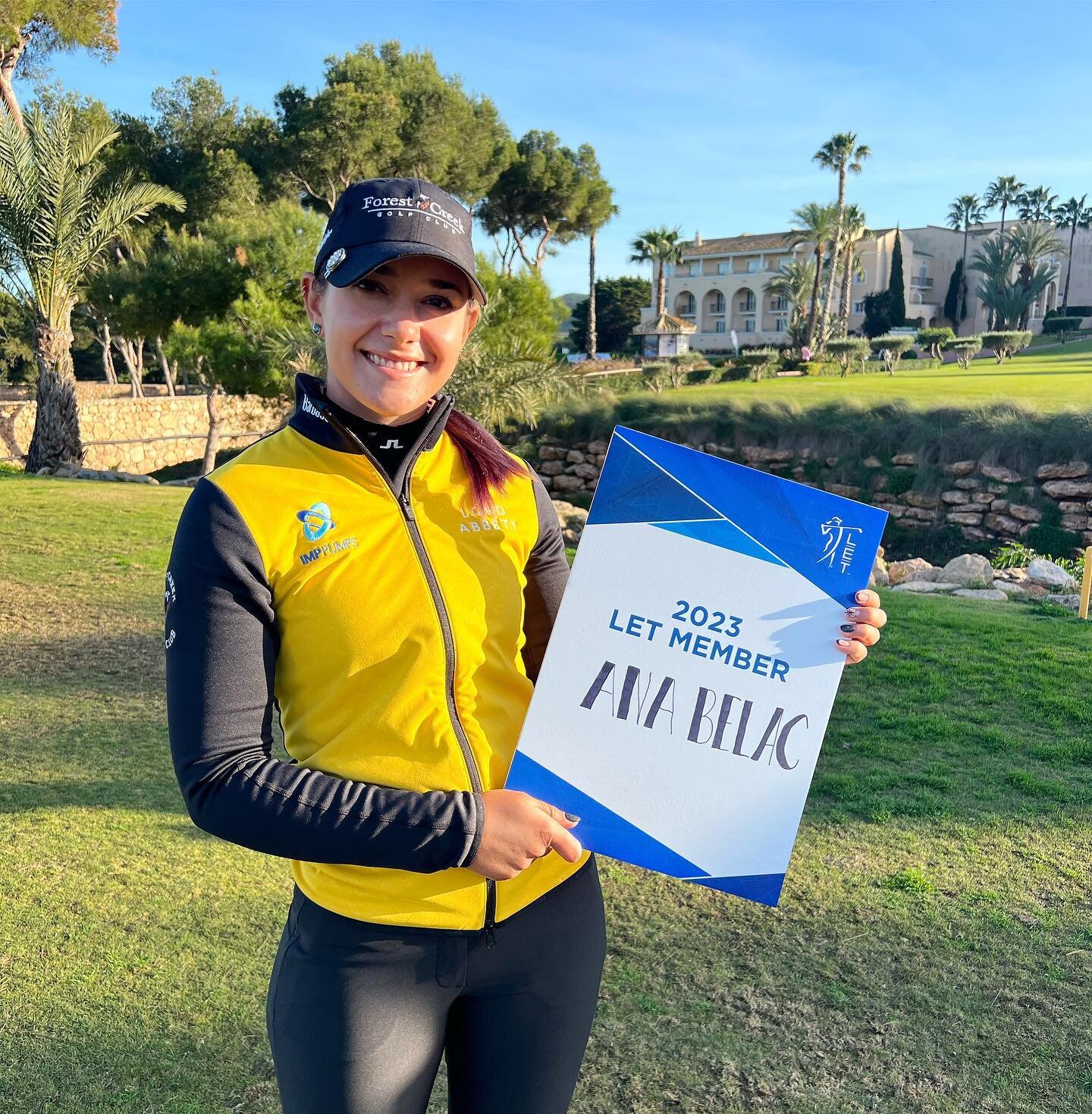 Another congratulations to Ana Belac for securing @letgolf status for 2023! A final round 67 with an eagle to finish 🇸🇮