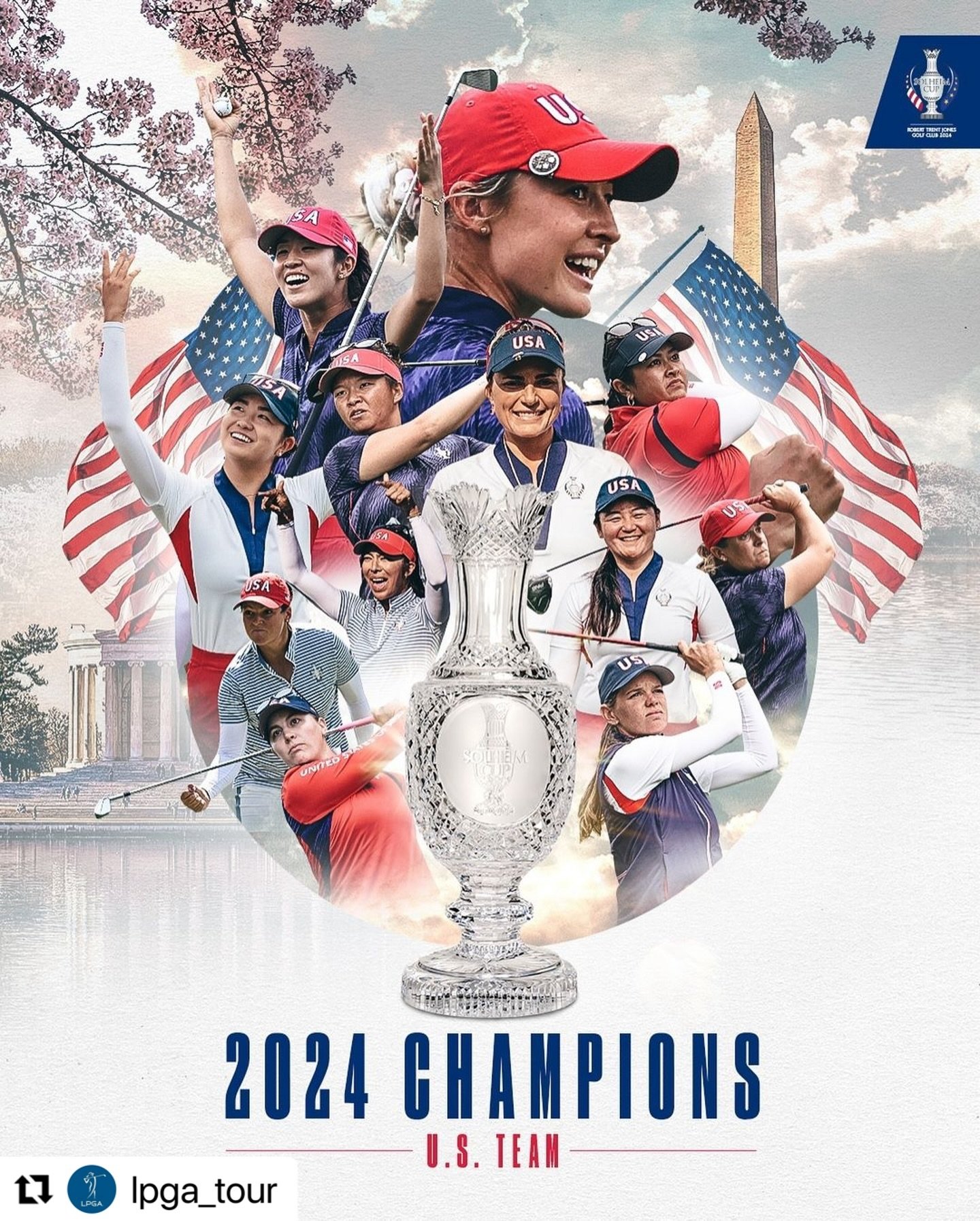 Team USA wins the 2024 Solheim Cup! 🇺🇸
・・・
#Repost @lpga_tour