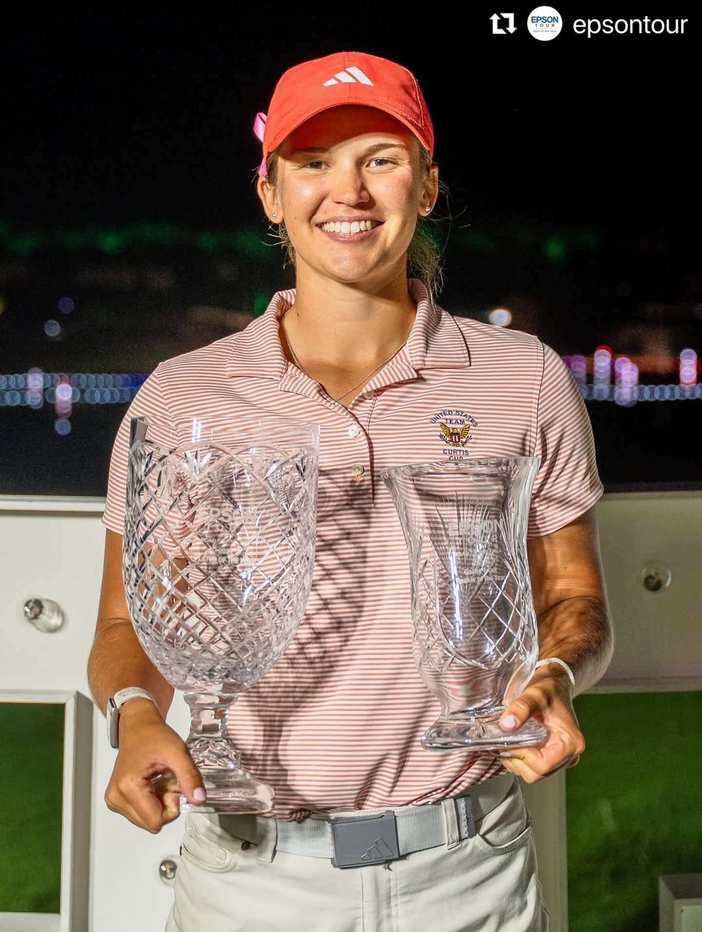 Congratulations to Melanie Green on earning Rookie and Player of the Year honors after an incredible debut season on the Epson Tour!!
・・・
#Repost @epsontour