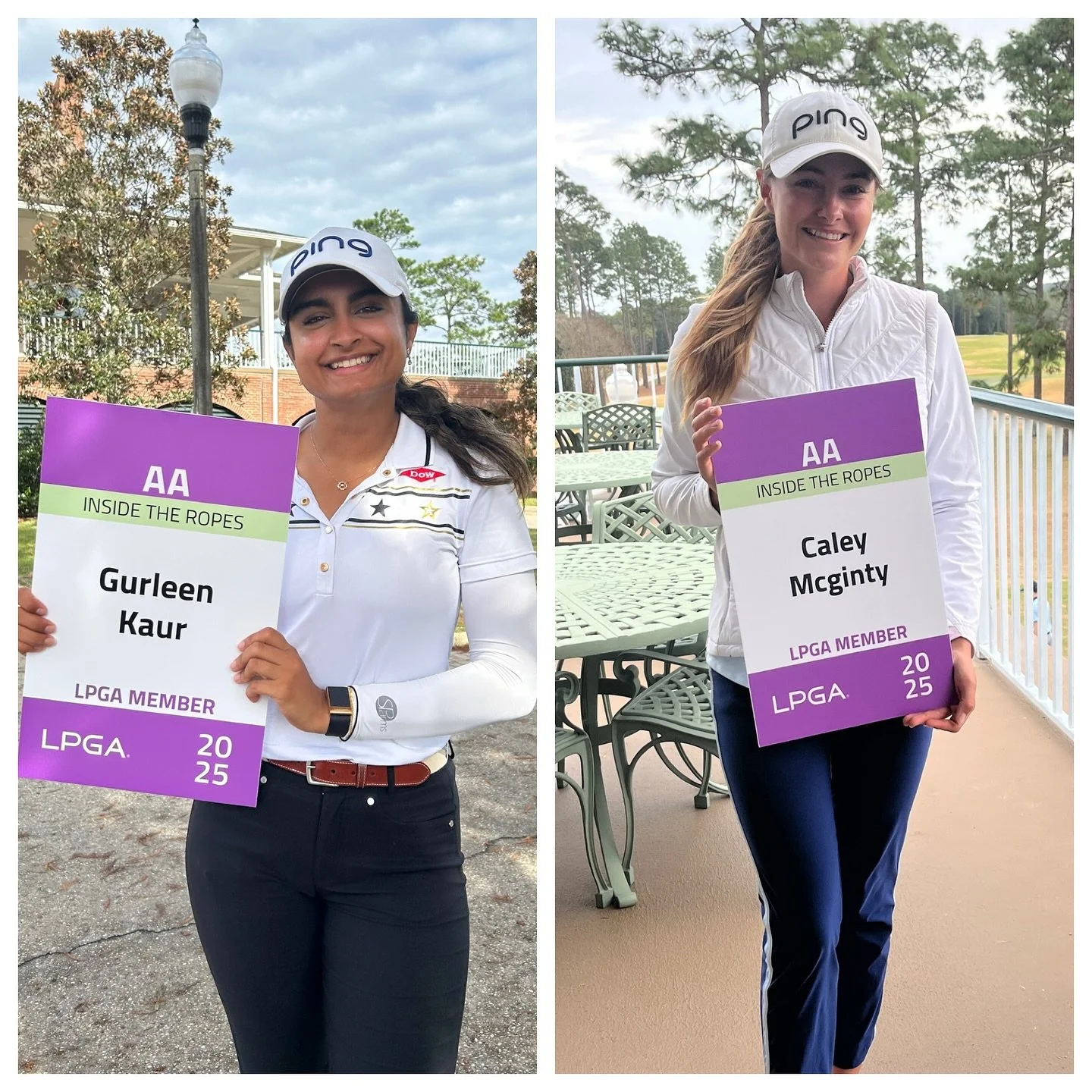 Welcome to the LPGA Tour! Cheers to Gurleen Kaur and Caley McGinty who secured LPGA Tour status for 2025 in Final Qualifying today!! ⛳️