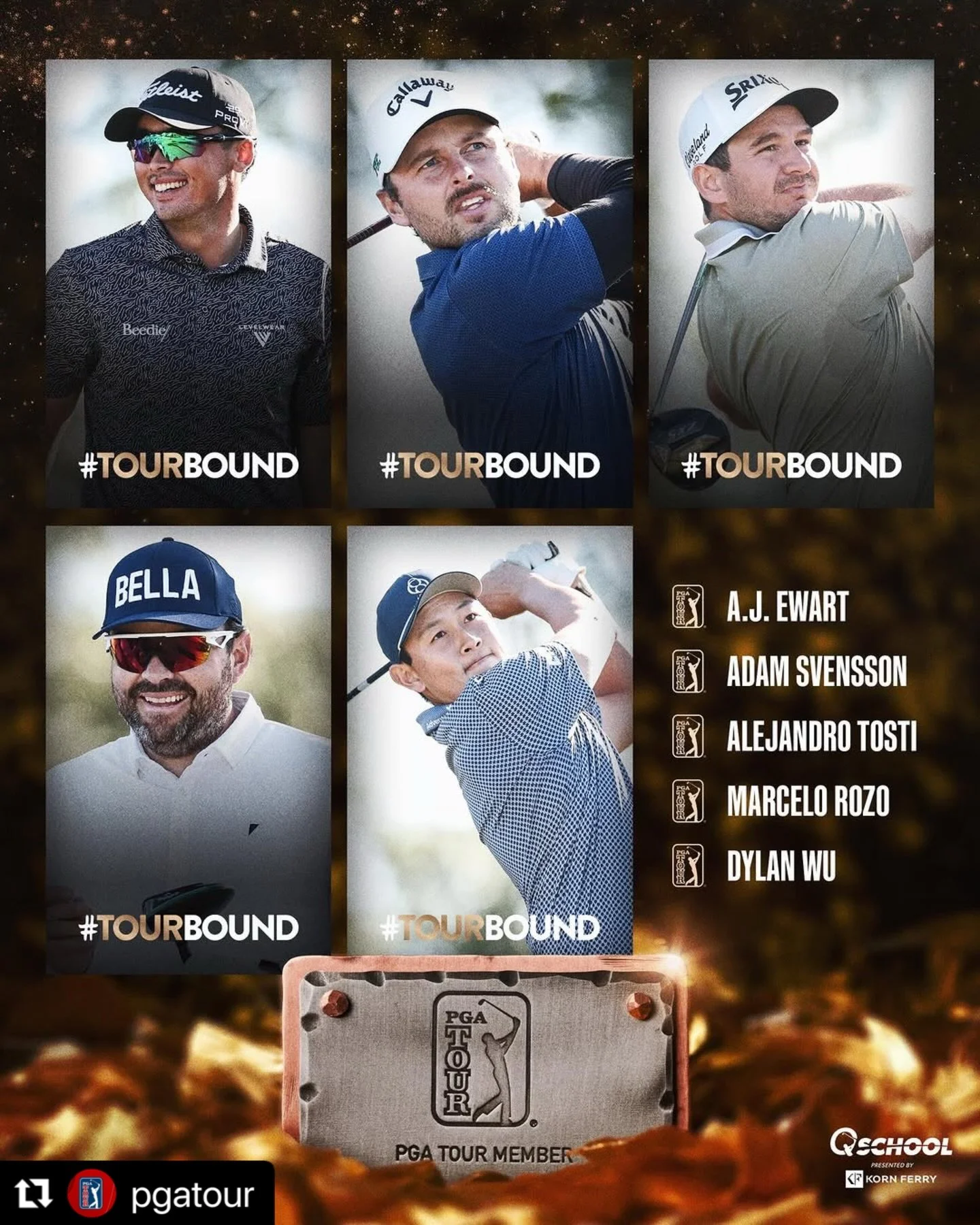 Congratulations to Marcelo Rozo for securing his @pgatour card at Q-School today!! ⛳️ #TOURBound
・・・
#Repost @pgatour