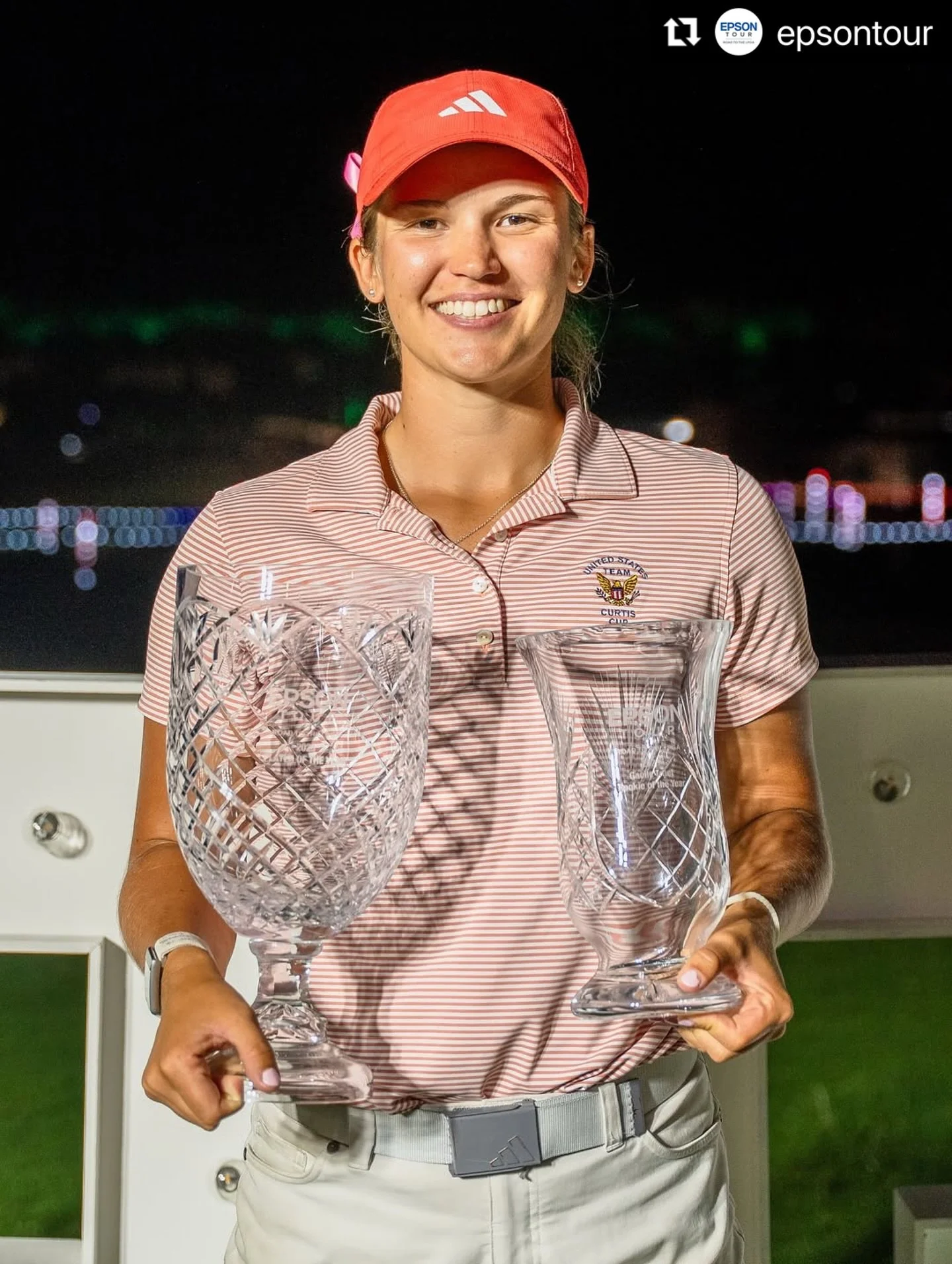 Congratulations to Melanie Green on earning Rookie and Player of the Year honors after an incredible debut season on the Epson Tour!!
・・・
#Repost @epsontour