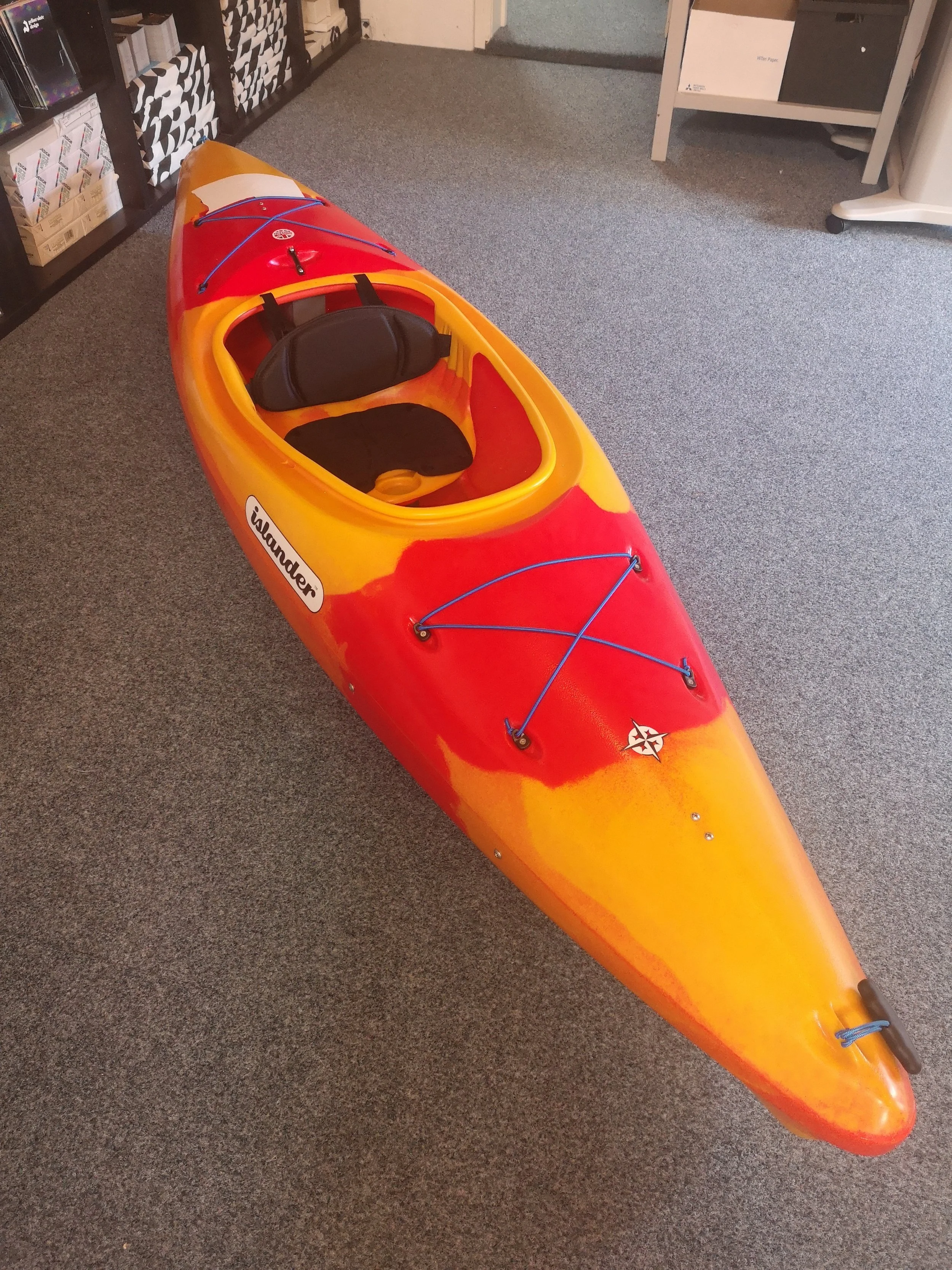 kayak in the studio