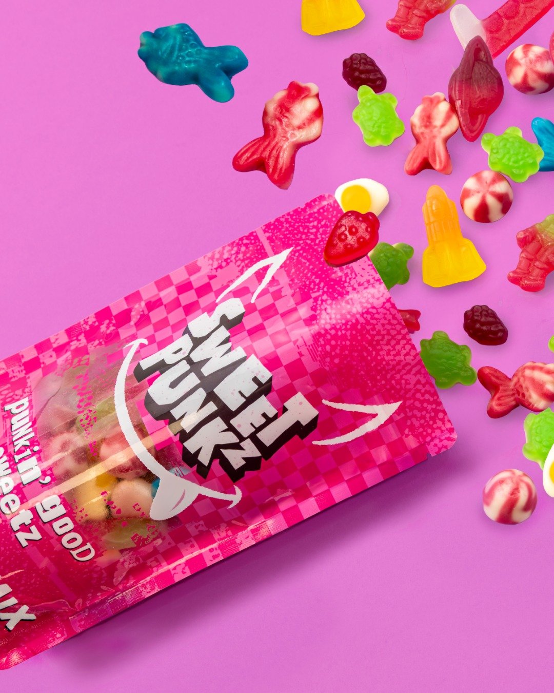 🍬 5 years of @sweetpunkz !

To celebrate their recent birthday, we&rsquo;re throwing it back to when we helped SweetPunkz bring the brand to life with a fresh new logo, packaging and brand design!

The goal?

Create something as bold and fun as the 