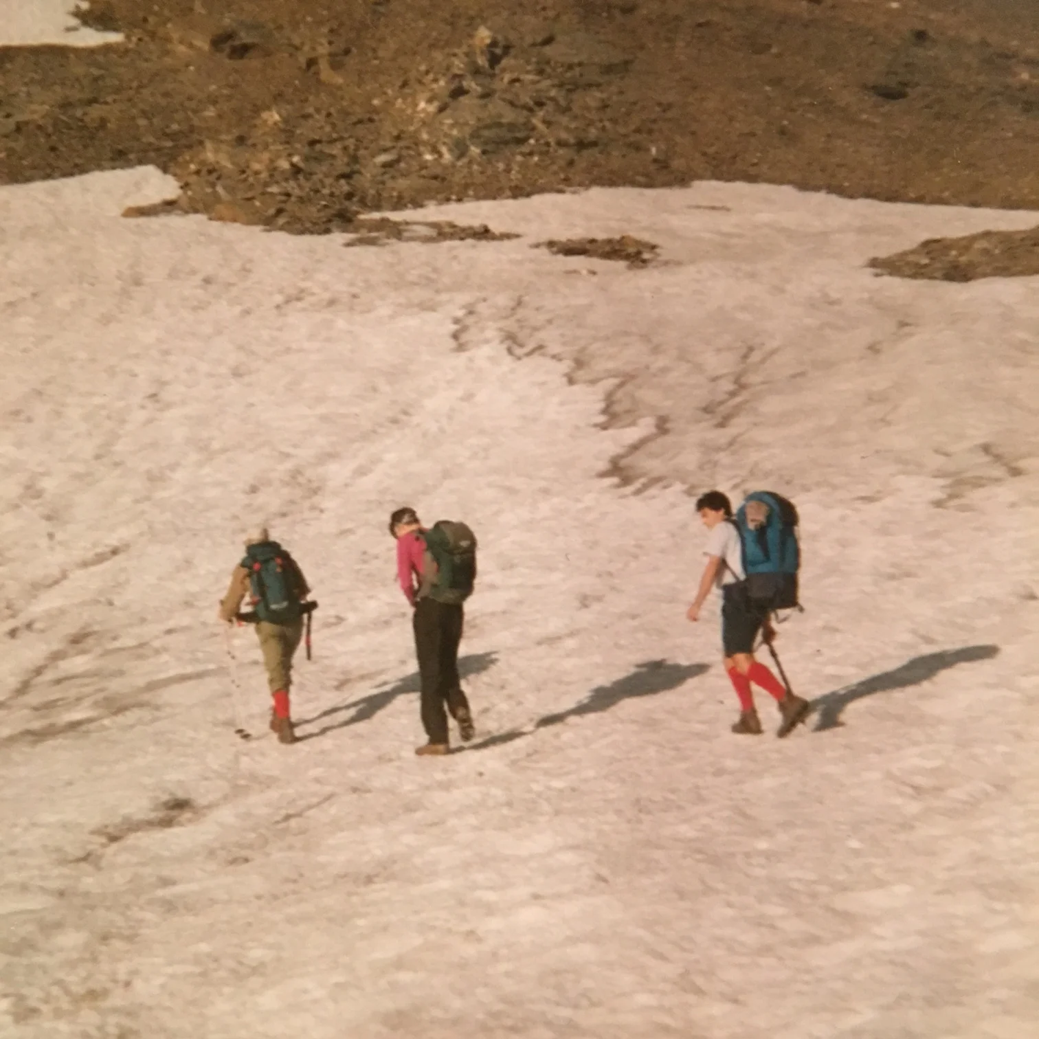 Dino, The Armchair Mountaineer and his brother on Rosa&nbsp;dei Banchi in 1992.