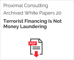 Archived White Paper  20: Terrorist Financing Is Not Money Laundering