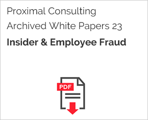 Archived White Paper  23: Insider & Employee Fraud