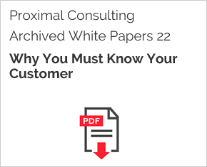 Archived White Paper  22: Why You Must Know Your Customer