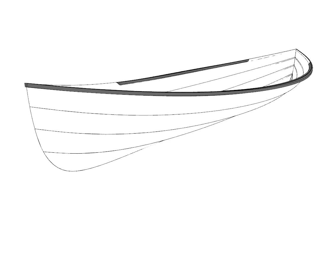 DRB PERSPECTIVE OF BOW The Drake R.B. will not only b e fast, but it will be beautiful.